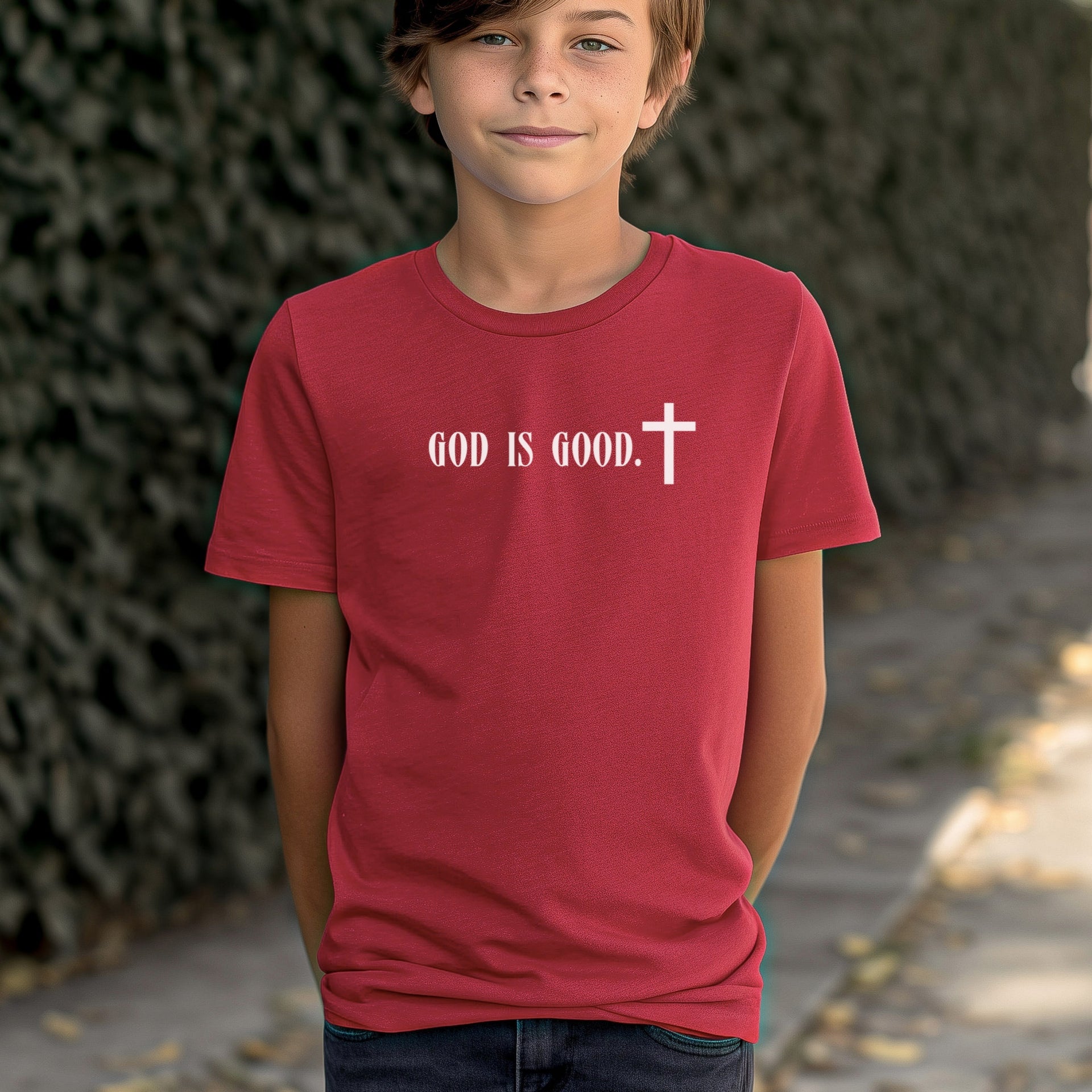 God is Good Unisex Youth T-Shirt. - My Faith My Father