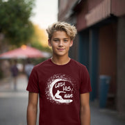 Catch His Wave Unisex Youth T-Shirt - My Faith My Father