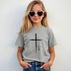 Cross With Faith Unisex Youth T-Shirt - My Faith My Father