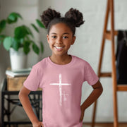 Cross With Faith Unisex Youth T-Shirt - My Faith My Father