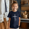 Cross With Faith Unisex Youth T-Shirt - My Faith My Father
