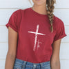 Cross With Faith Unisex Youth T-Shirt - My Faith My Father
