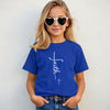 Faith + Cross Unisex Youth T-Shirt - My Faith My Father