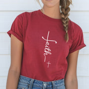 Faith + Cross Unisex Youth T-Shirt - My Faith My Father