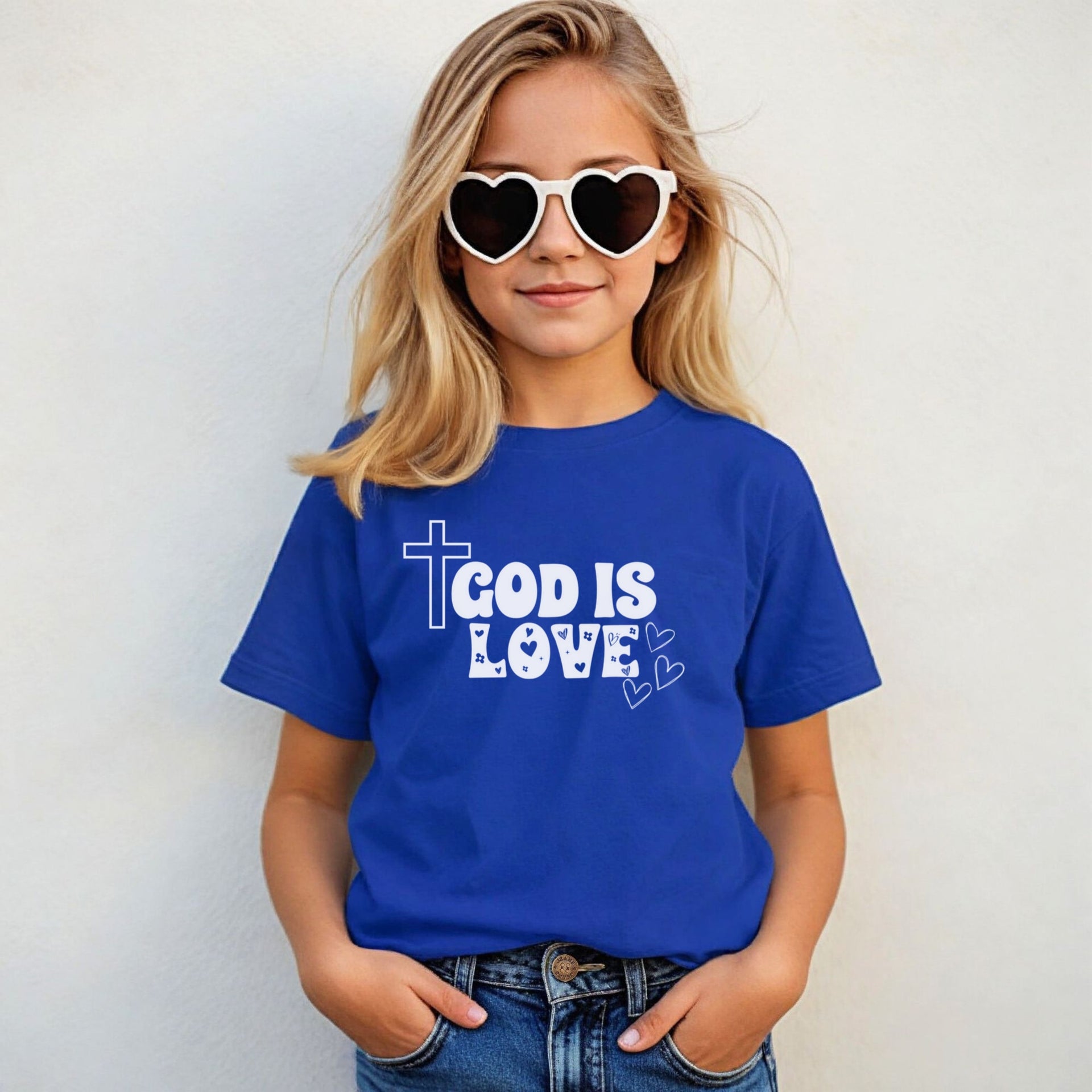 God Is Love Youth Unisex T-Shirt - My Faith My Father
