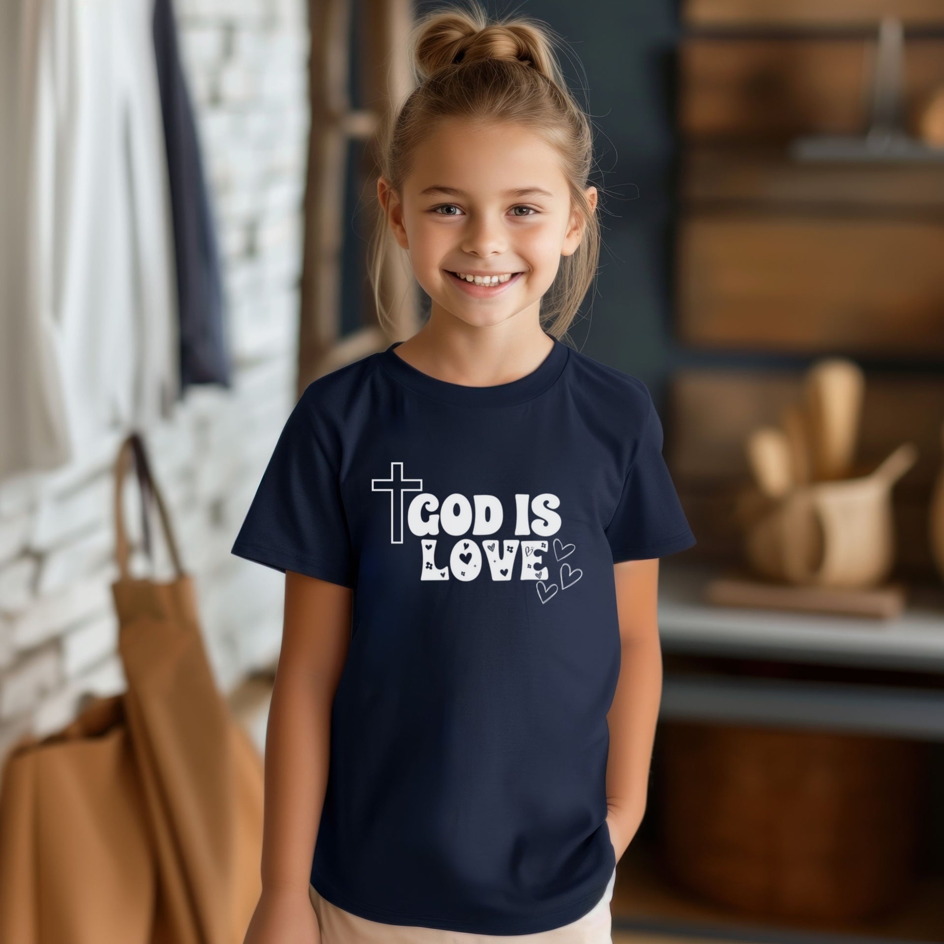 God Is Love Youth Unisex T-Shirt - My Faith My Father