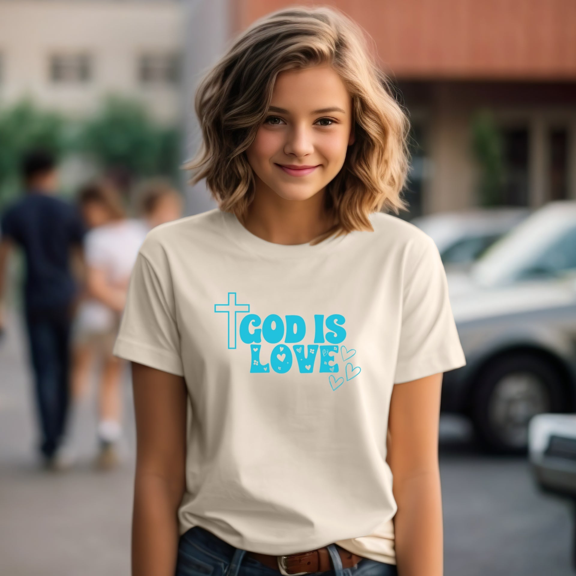 God Is Love Youth Unisex T-Shirt - My Faith My Father