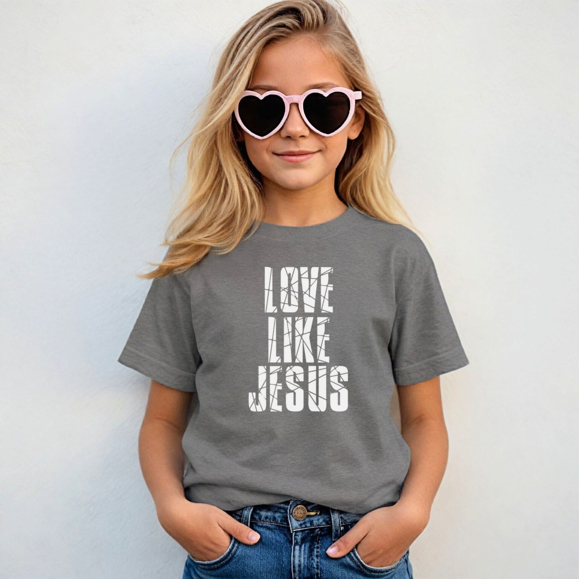 Love Like Jesus Unisex Youth T-Shirt. - My Faith My Father
