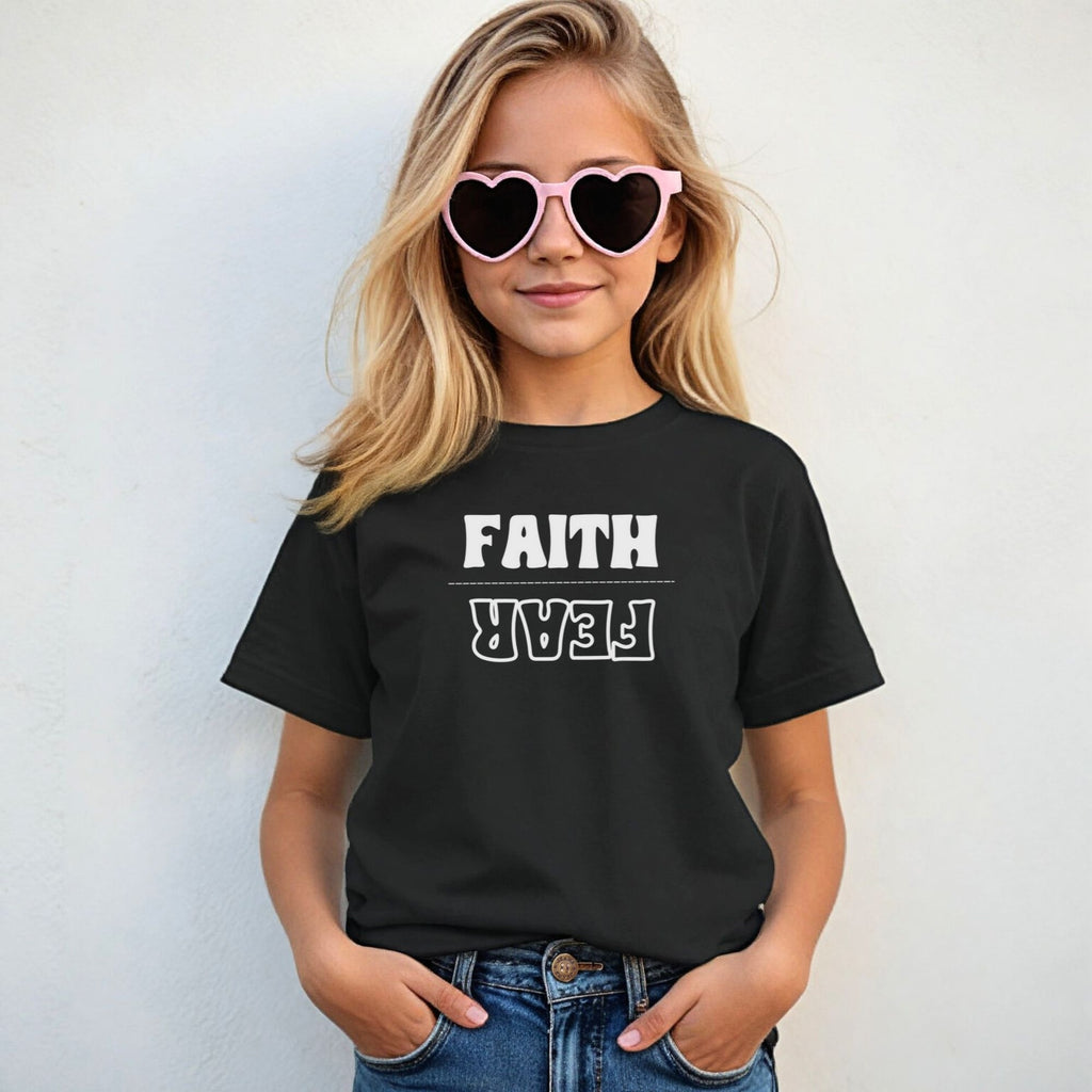 Faith Over Fear Unisex Youth T-Shirt - My Faith My Father