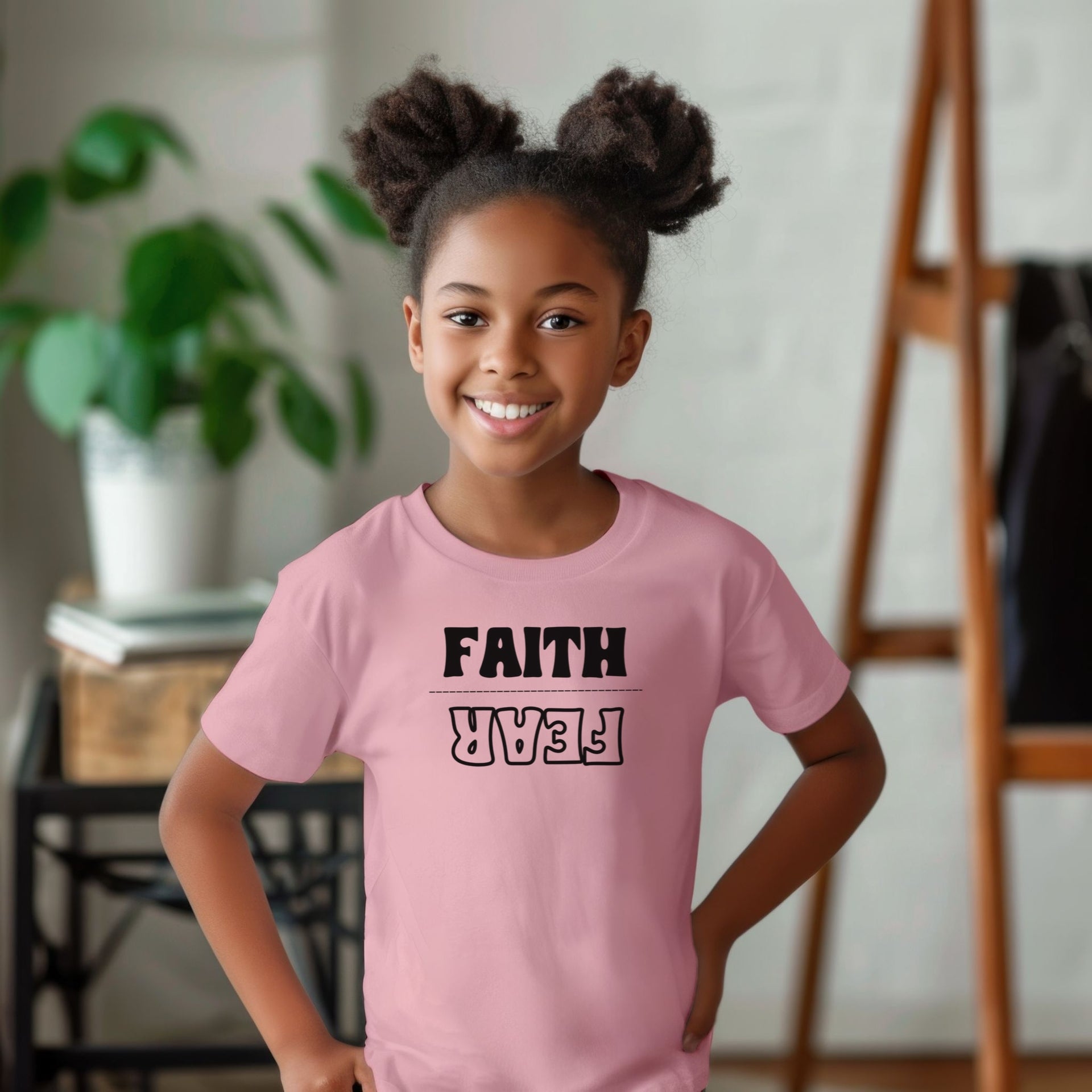 Faith Over Fear Unisex Youth T-Shirt - My Faith My Father