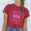Faith Over Fear - Pink Youth Unisex T-Shirt - My Faith My Father