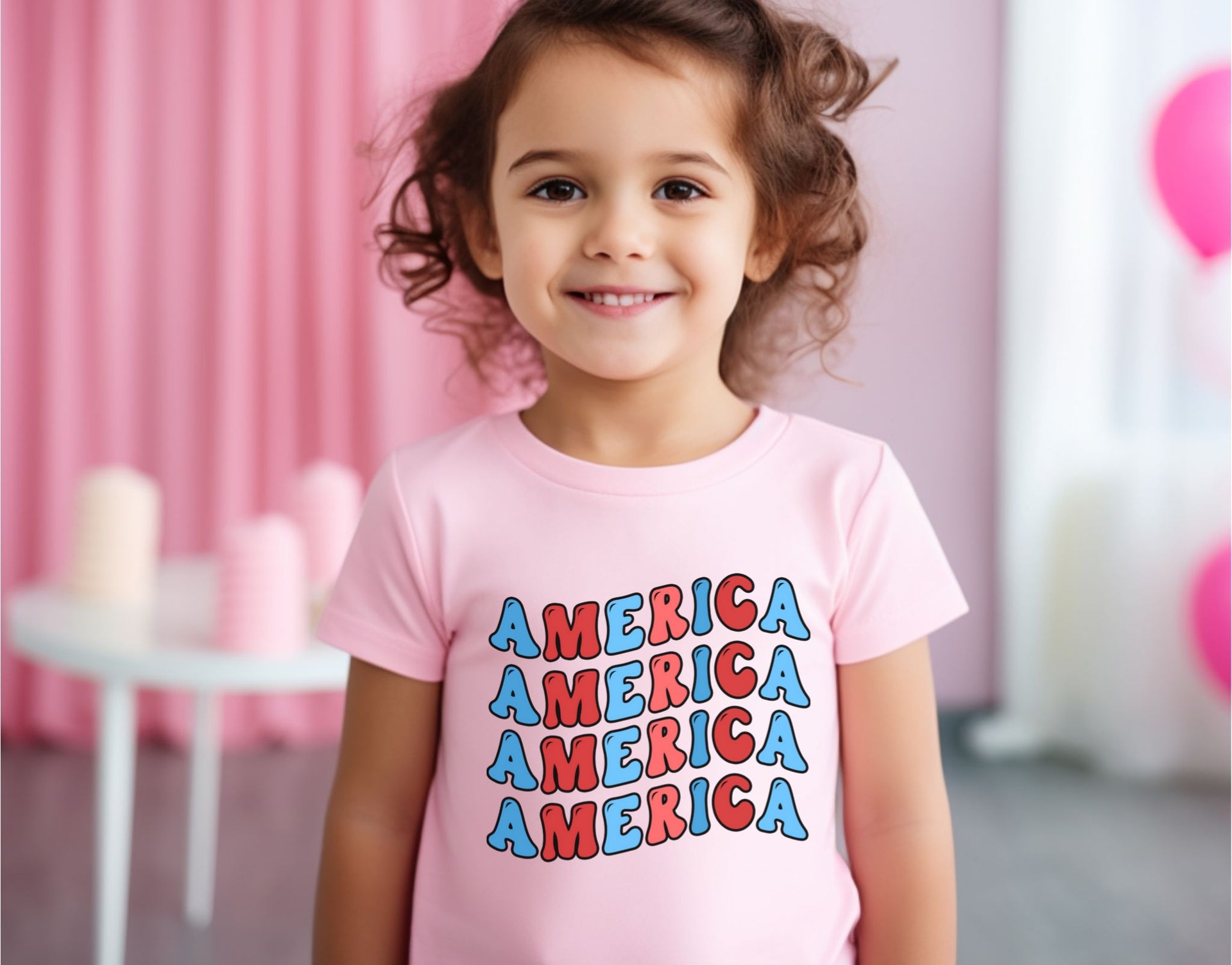 America Patriotic Toddler T-Shirt - My Faith My Father