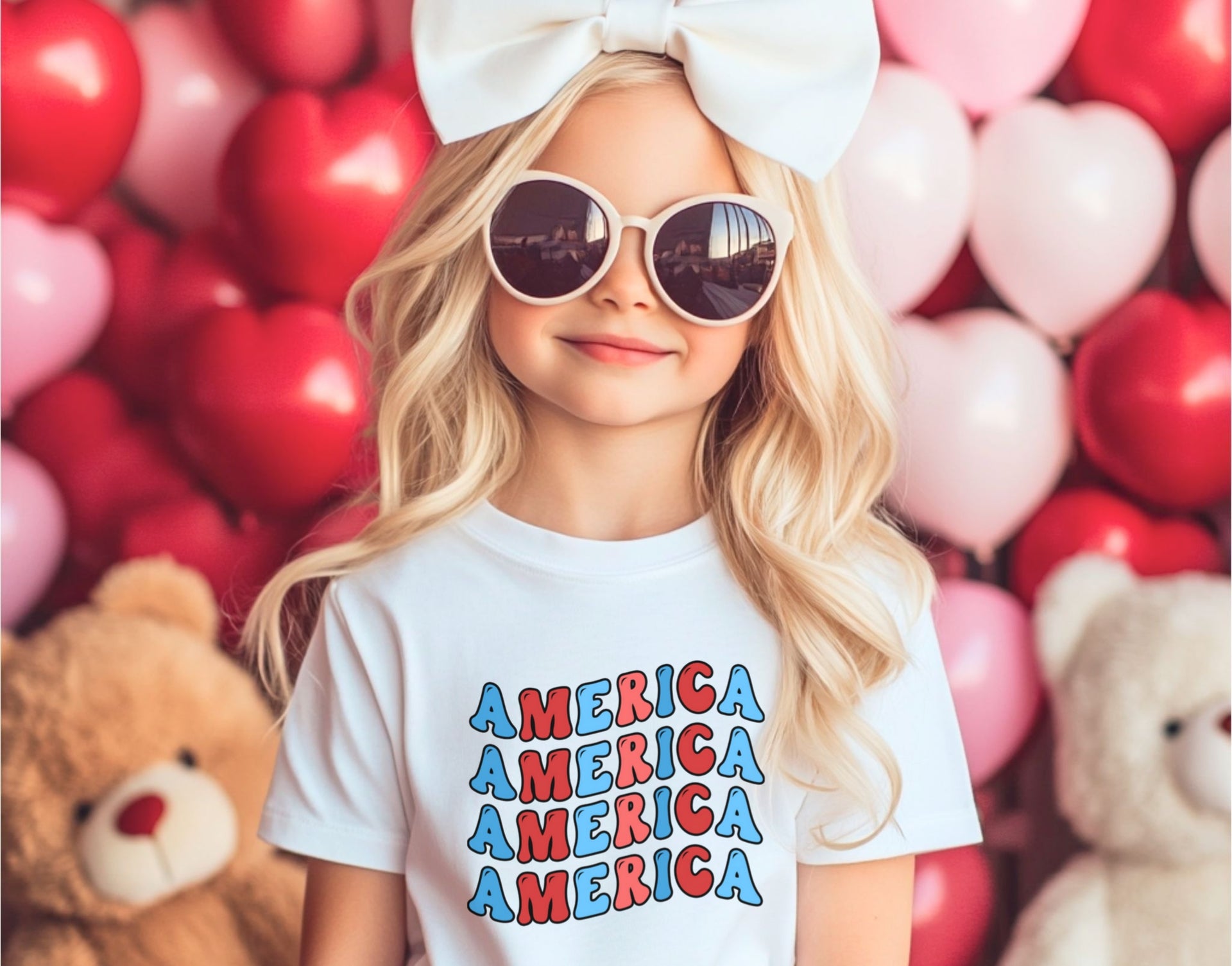 America Patriotic Toddler T-Shirt - My Faith My Father
