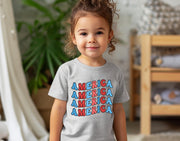 America Patriotic Toddler T-Shirt - My Faith My Father