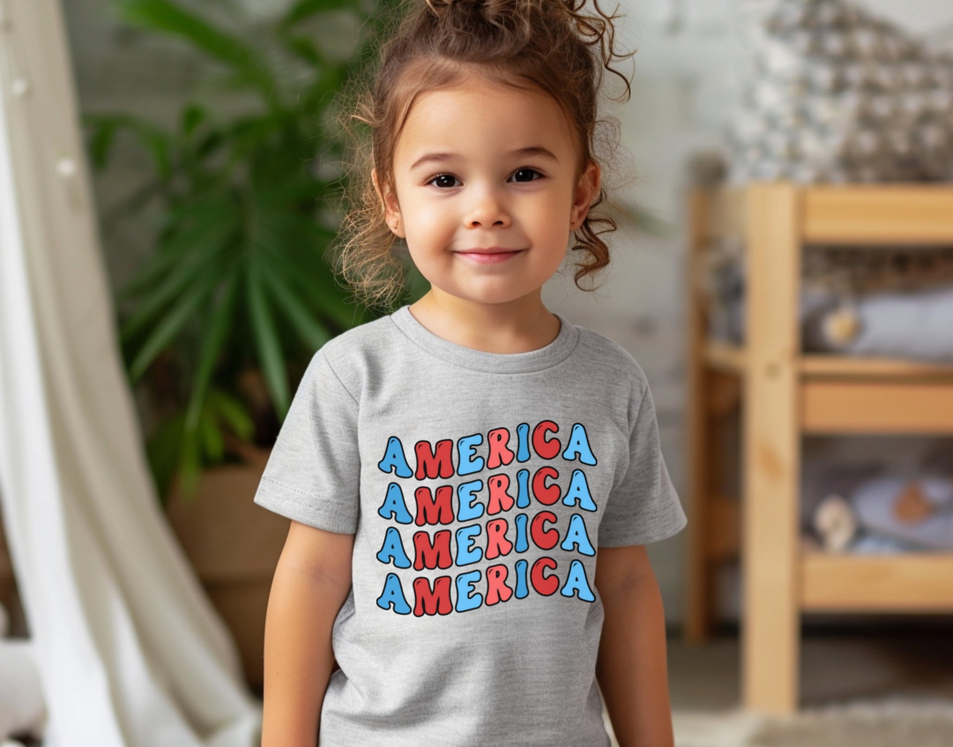 America Patriotic Toddler T-Shirt - My Faith My Father