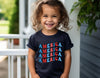 America Patriotic Toddler T-Shirt - My Faith My Father
