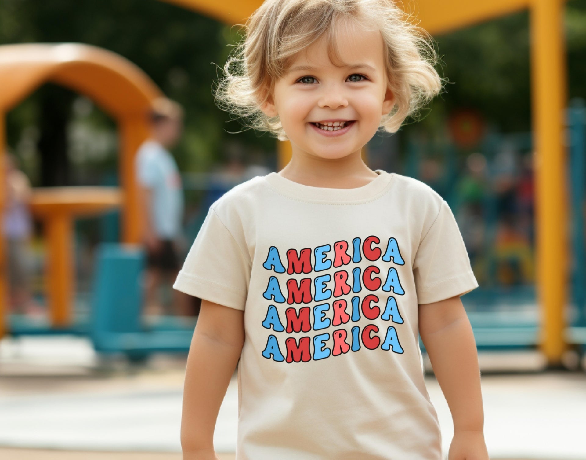 America Patriotic Toddler T-Shirt - My Faith My Father
