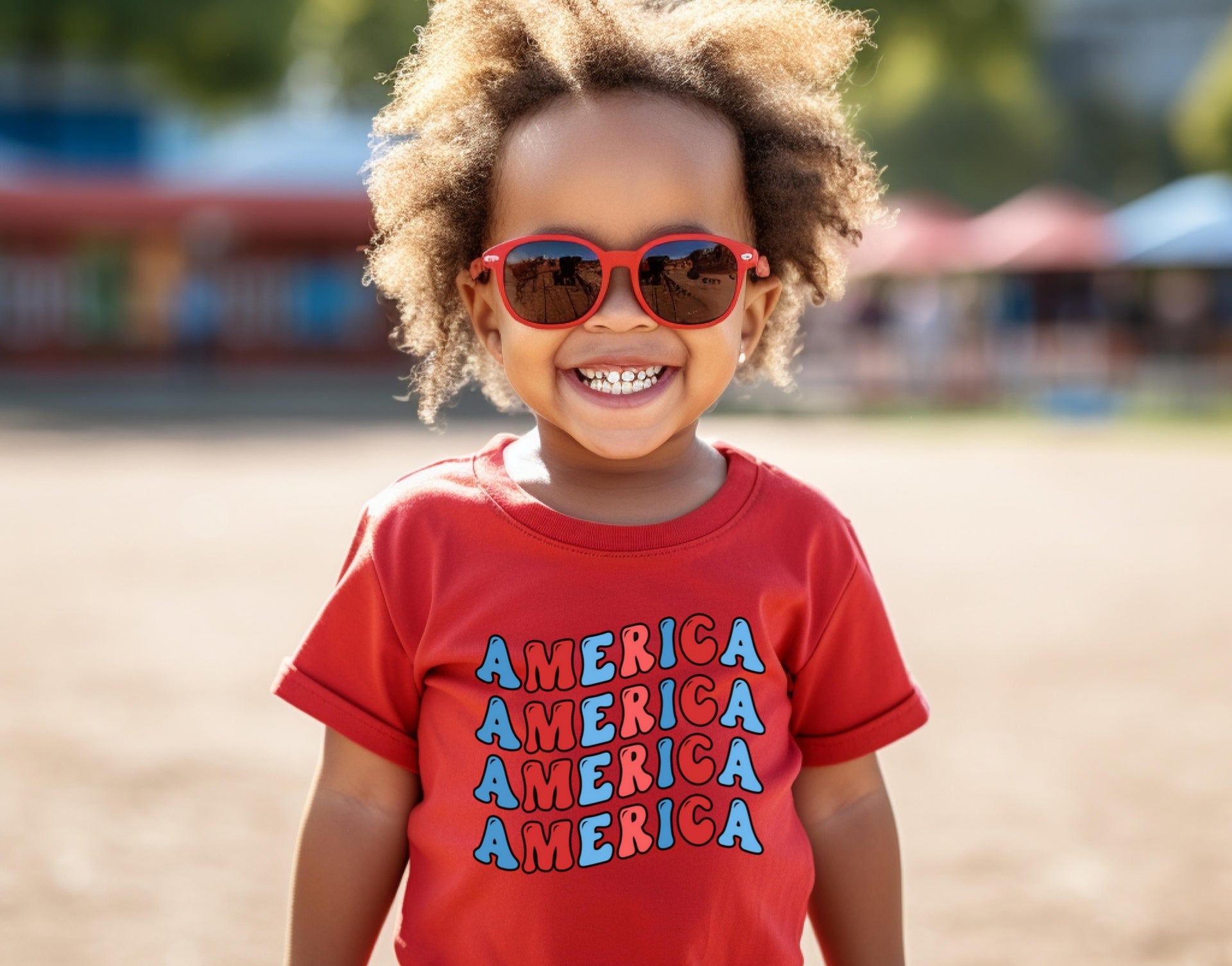 America Patriotic Toddler T-Shirt - My Faith My Father