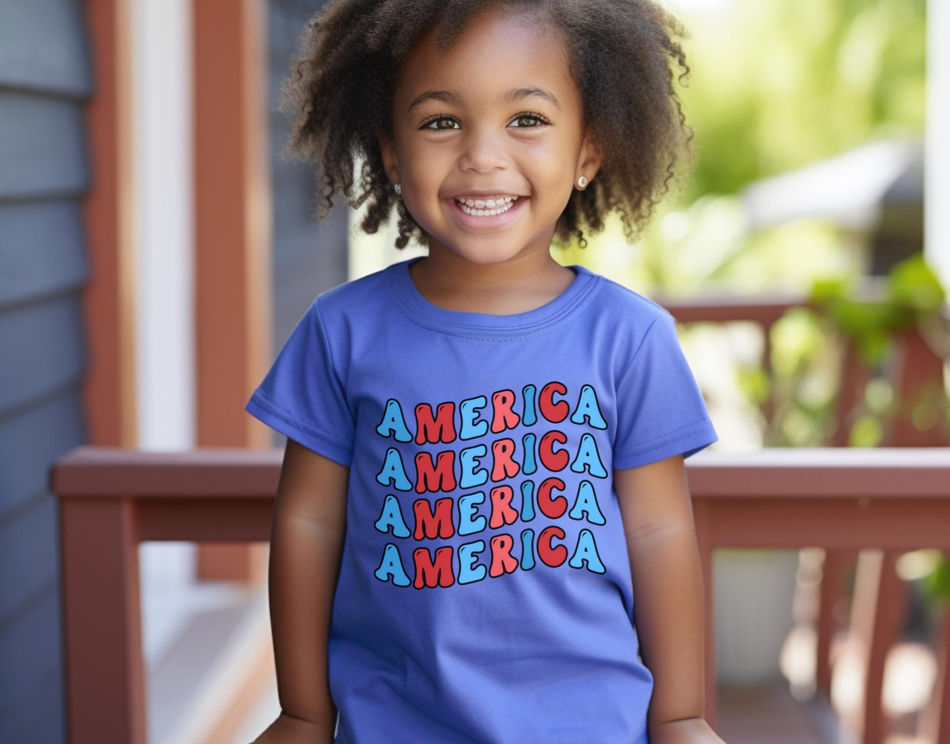 America Patriotic Toddler T-Shirt - My Faith My Father