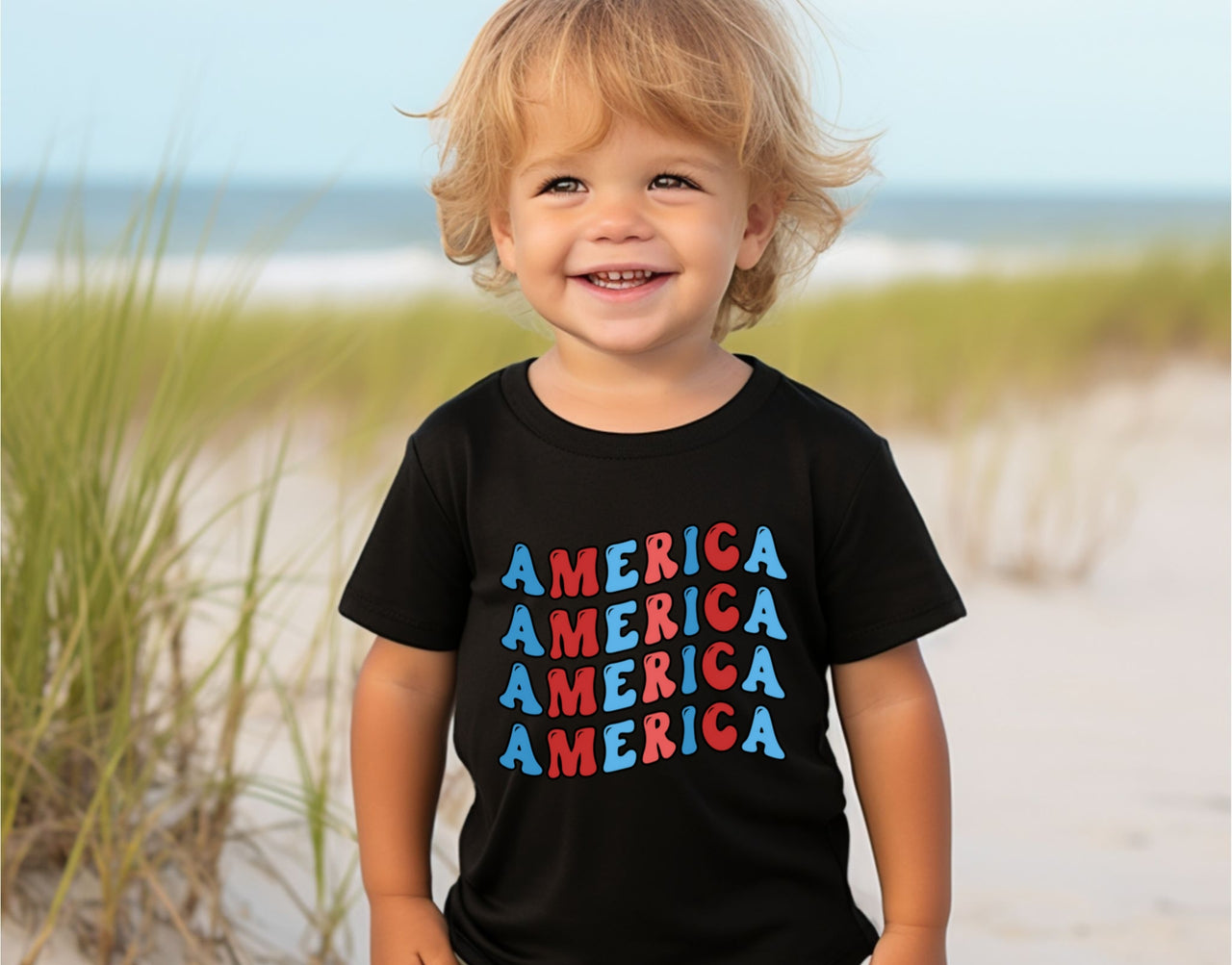 America Patriotic Toddler T-Shirt - My Faith My Father
