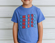 America Patriotic Toddler T-Shirt - My Faith My Father