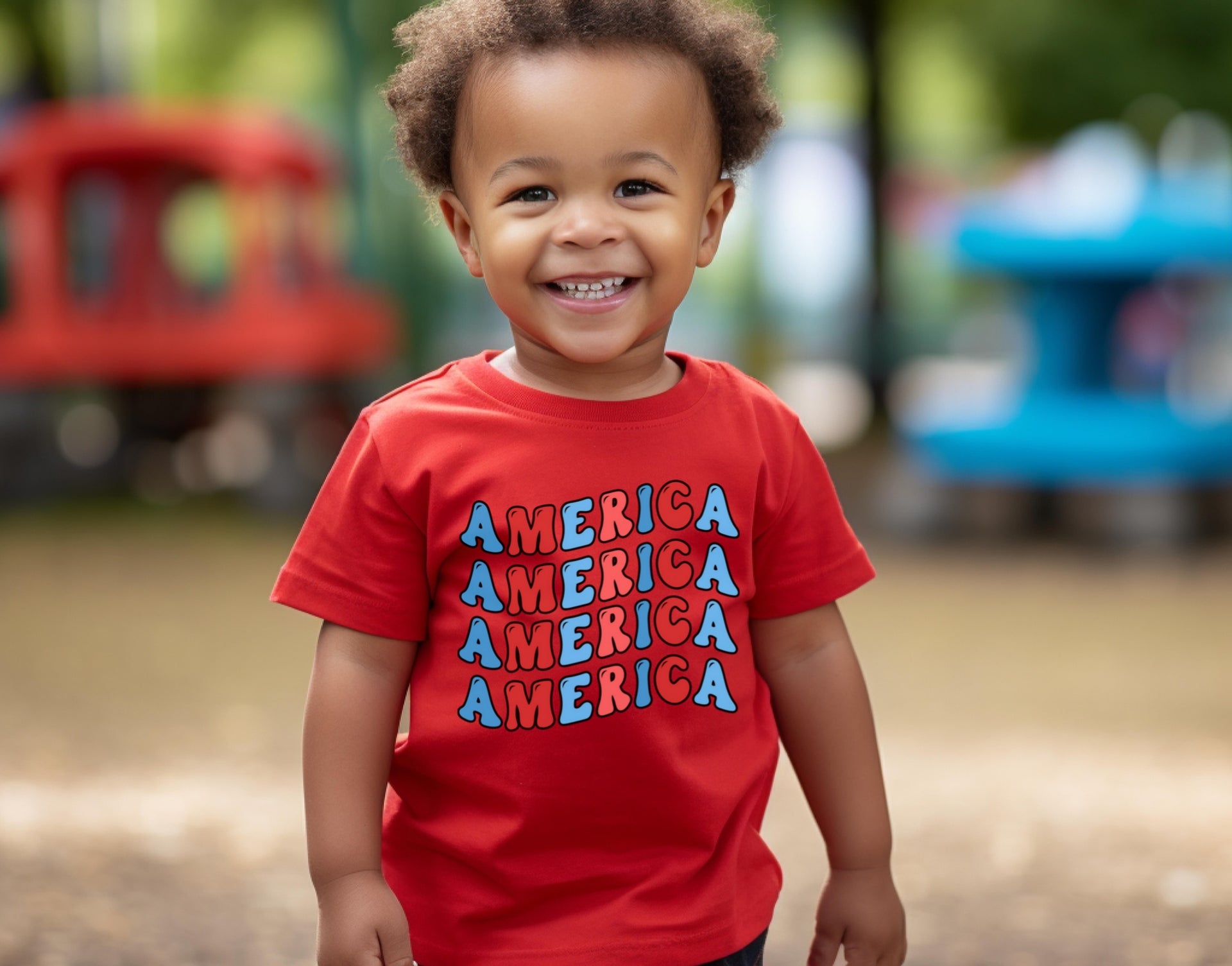 America Patriotic Toddler T-Shirt - My Faith My Father