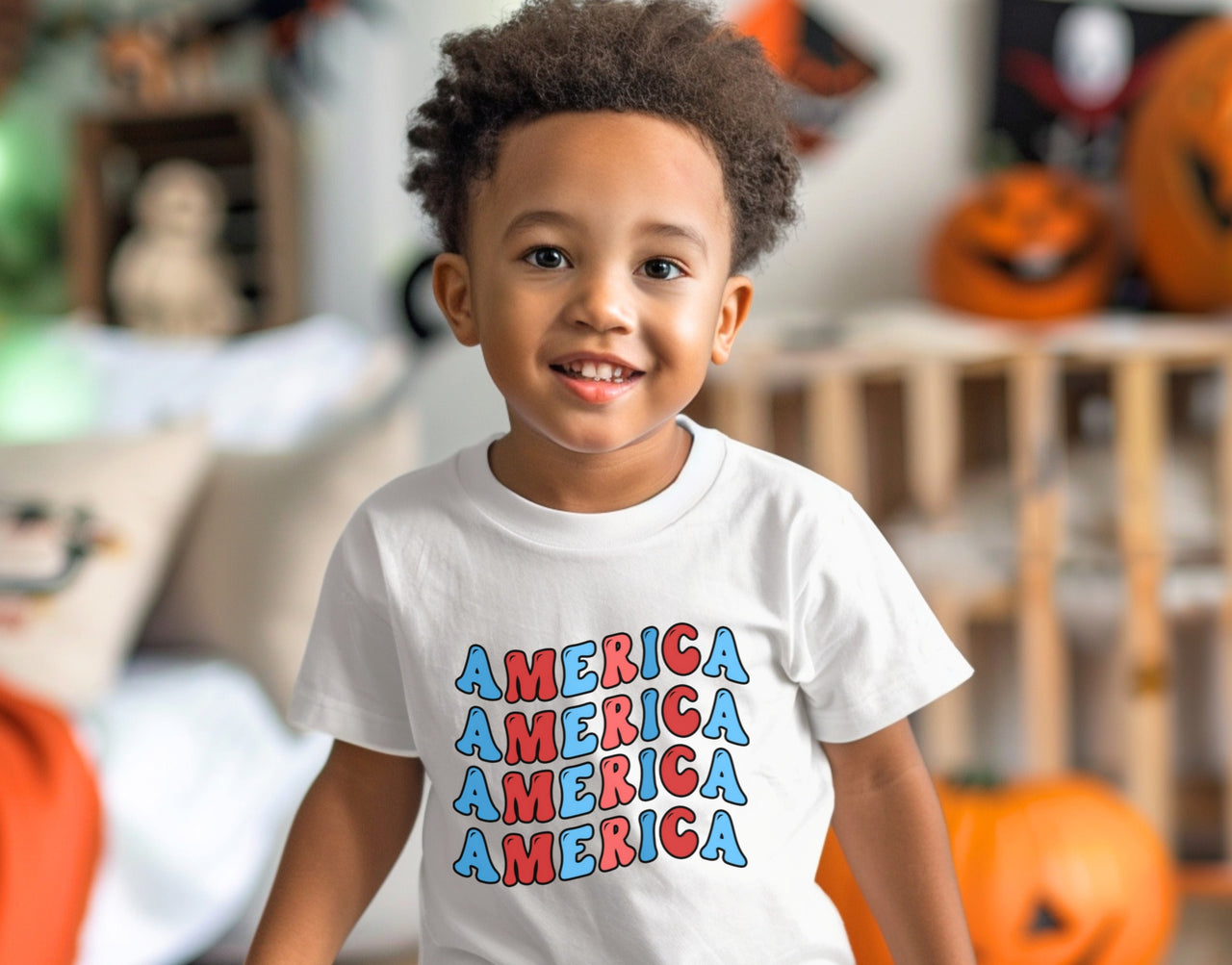 America Patriotic Toddler T-Shirt - My Faith My Father