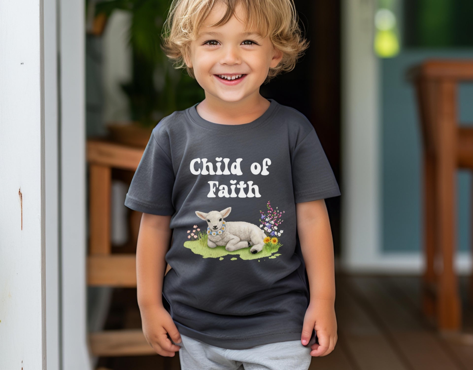 Child of Faith Toddler Short Sleeve T-Shirt - My Faith My Father