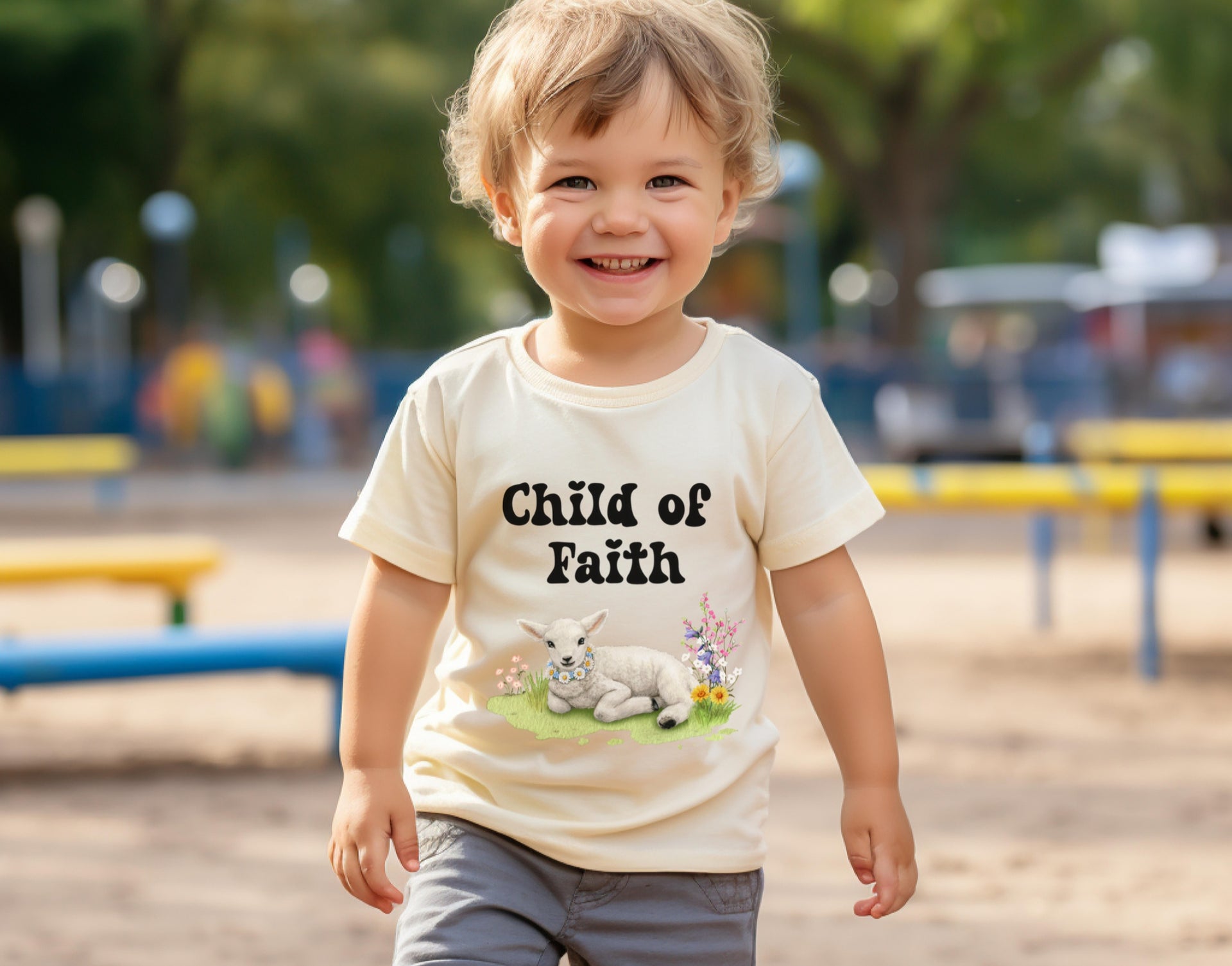 Child of Faith Toddler Short Sleeve T-Shirt - My Faith My Father