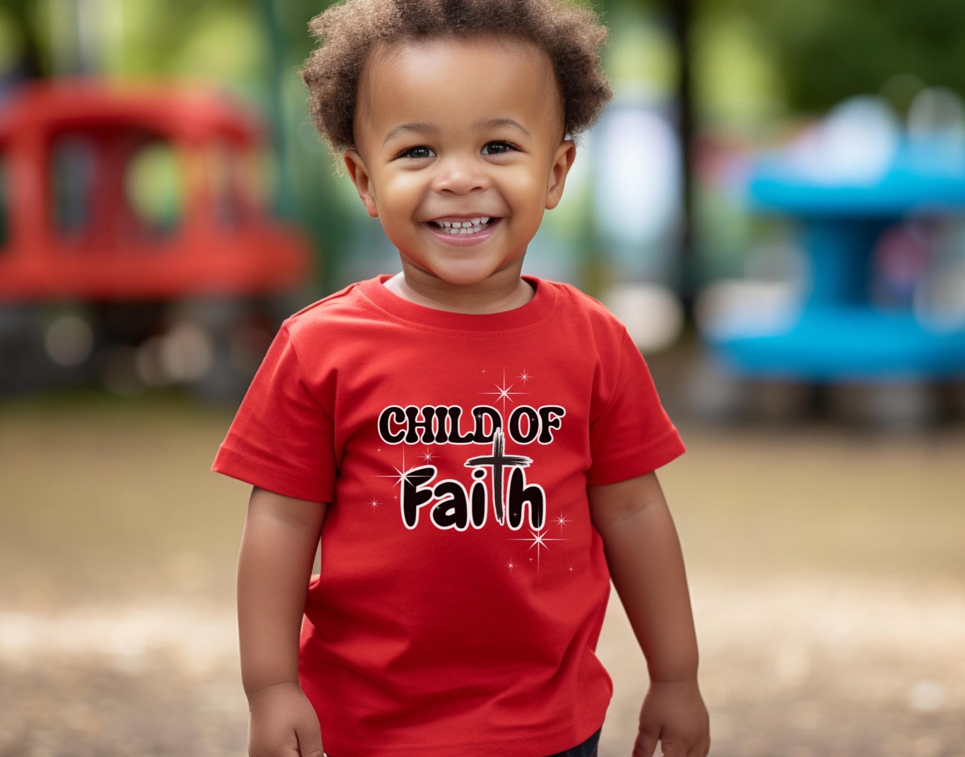 Child of Faith Toddler Short Sleeve T-Shirt - My Faith My Father