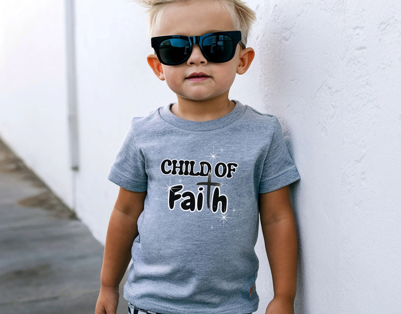 Child of Faith Toddler Short Sleeve T-Shirt - My Faith My Father