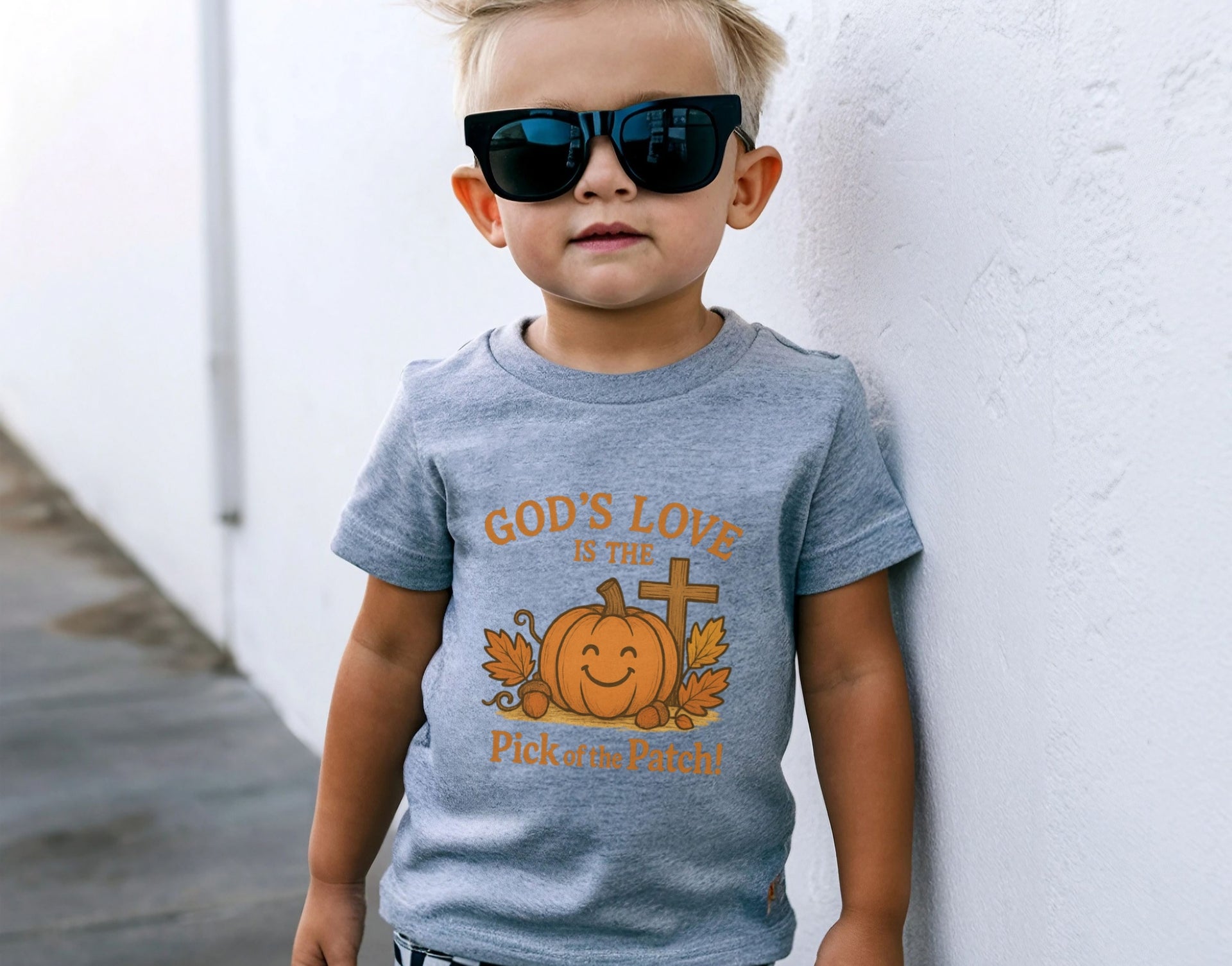 God's Love is the Pick of the Patch! Toddler Pumpkin T-Shirt - My Faith My Father
