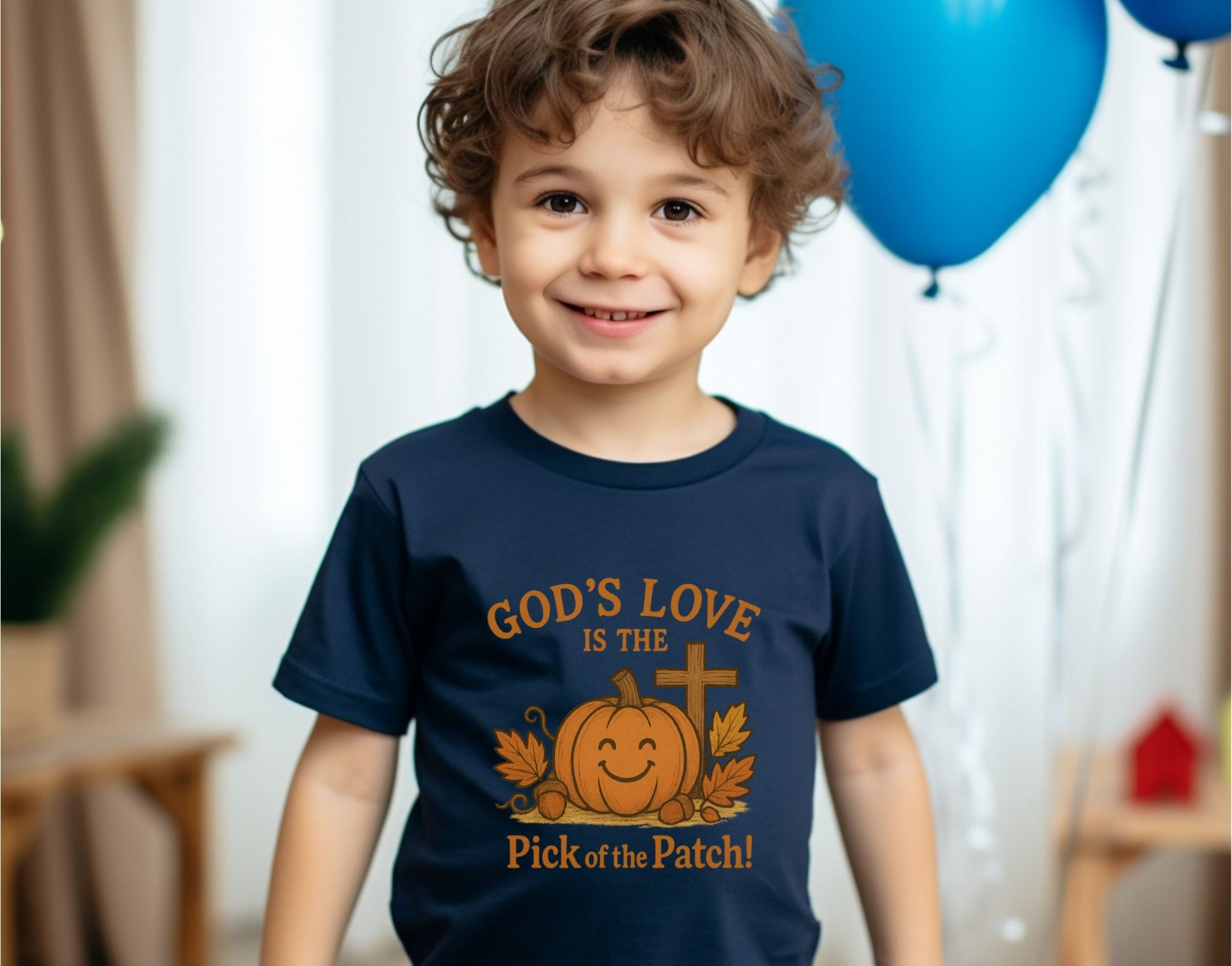 God's Love is the Pick of the Patch! Toddler Pumpkin T-Shirt - My Faith My Father