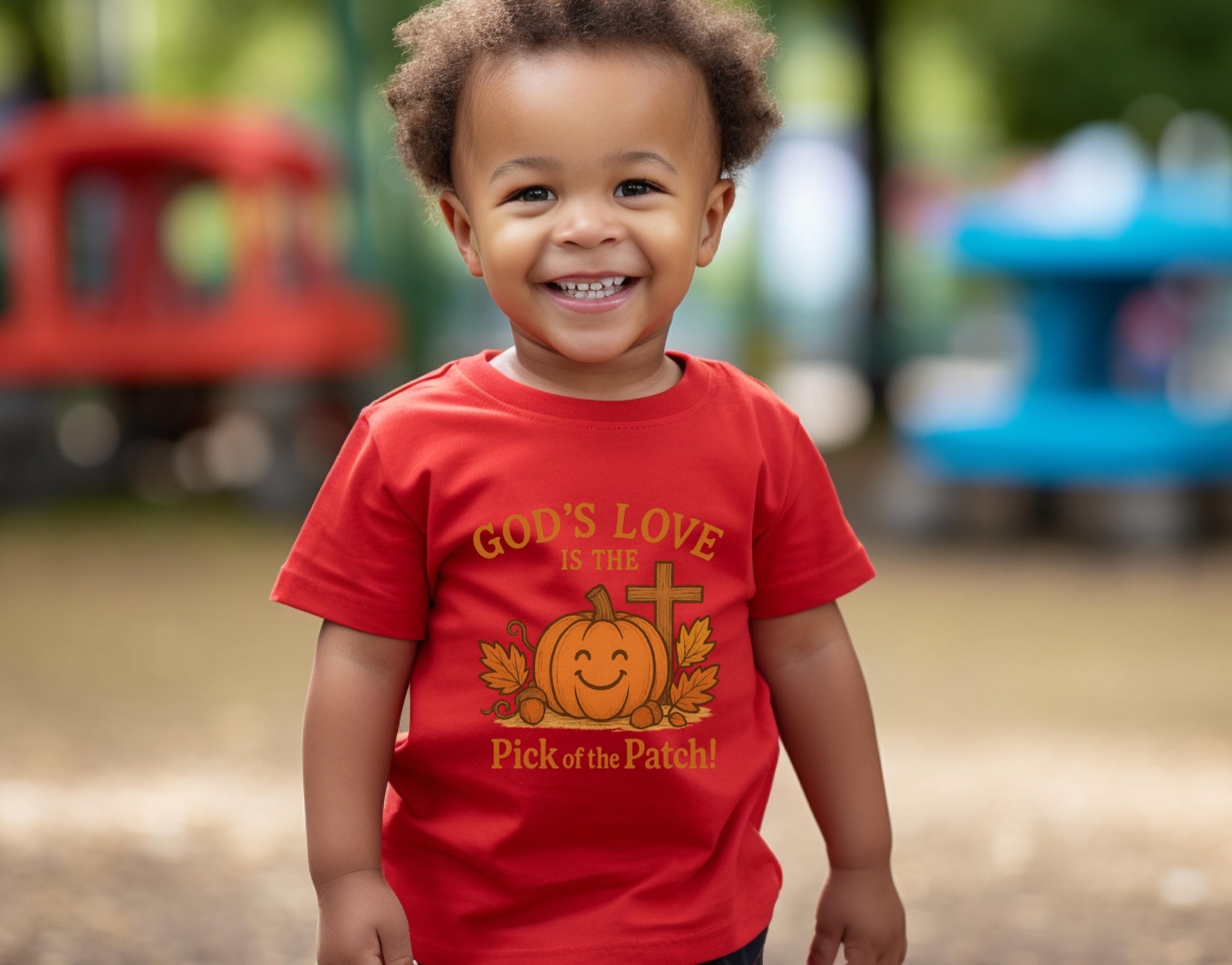 God's Love is the Pick of the Patch! Toddler Pumpkin T-Shirt - My Faith My Father