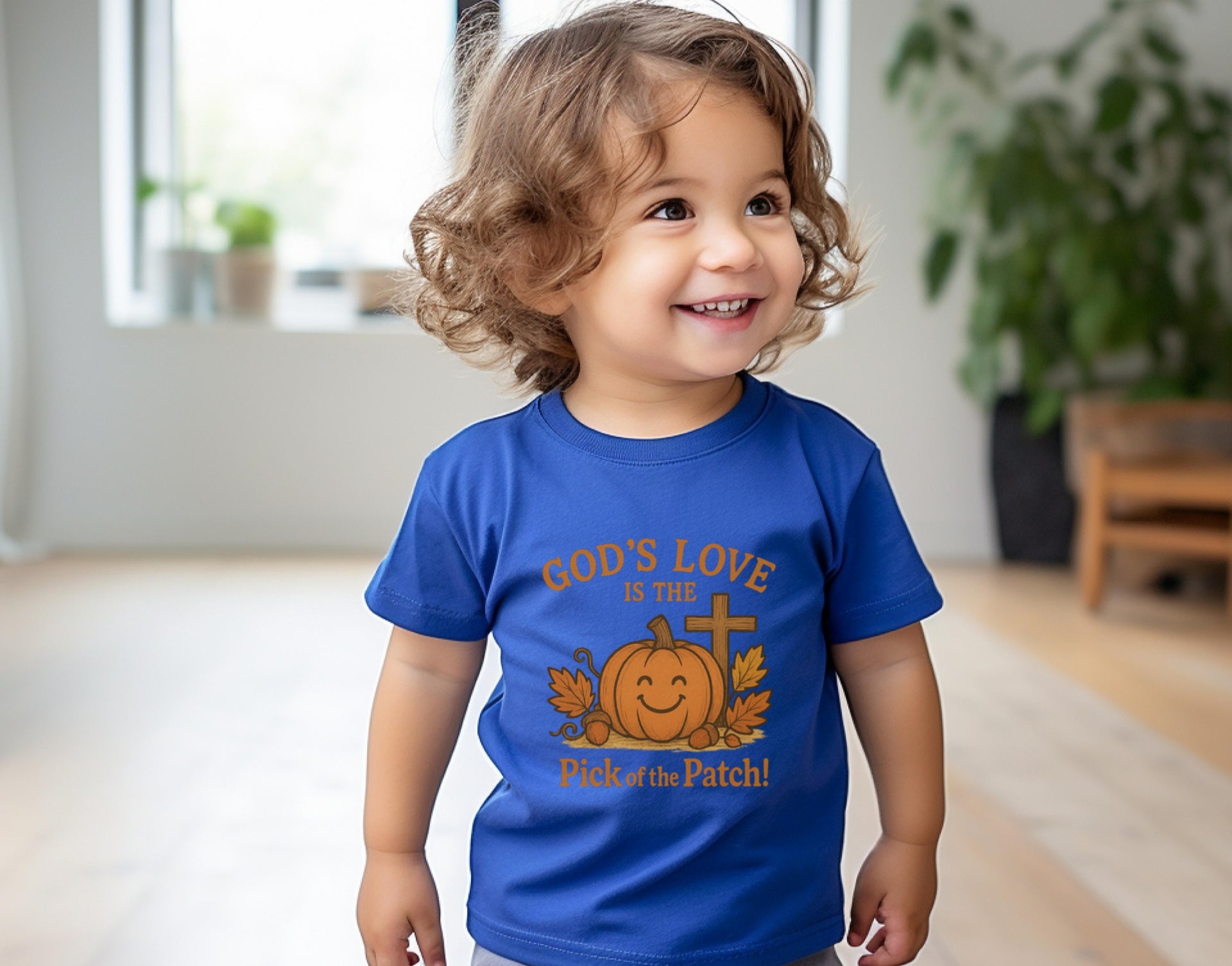 God's Love is the Pick of the Patch! Toddler Pumpkin T-Shirt - My Faith My Father