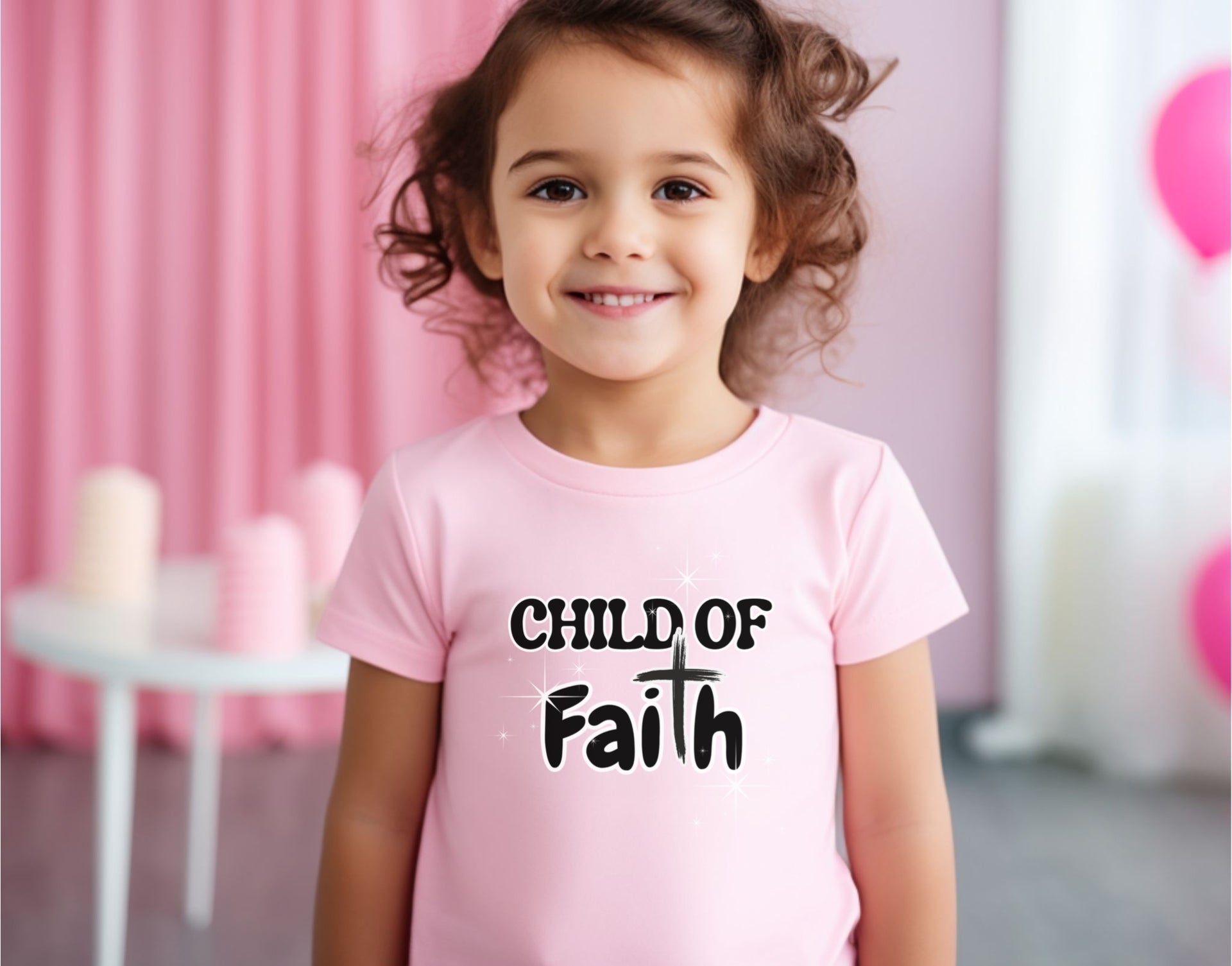 Child of Faith Toddler Short Sleeve T-Shirt - My Faith My Father