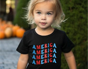 America Patriotic Toddler T-Shirt - My Faith My Father
