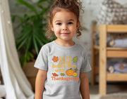 Let Us Come Before Him With Thanksgiving Toddler Short Sleeve T-Shirt - My Faith My Father