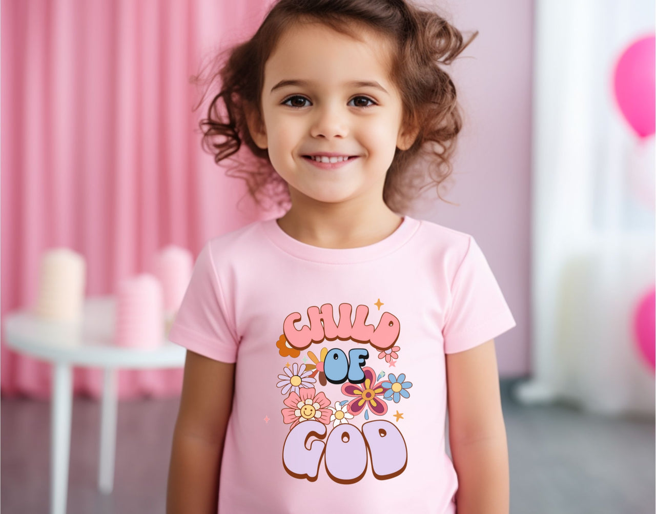 Child of God Toddler Short Sleeve T-Shirt - My Faith My Father