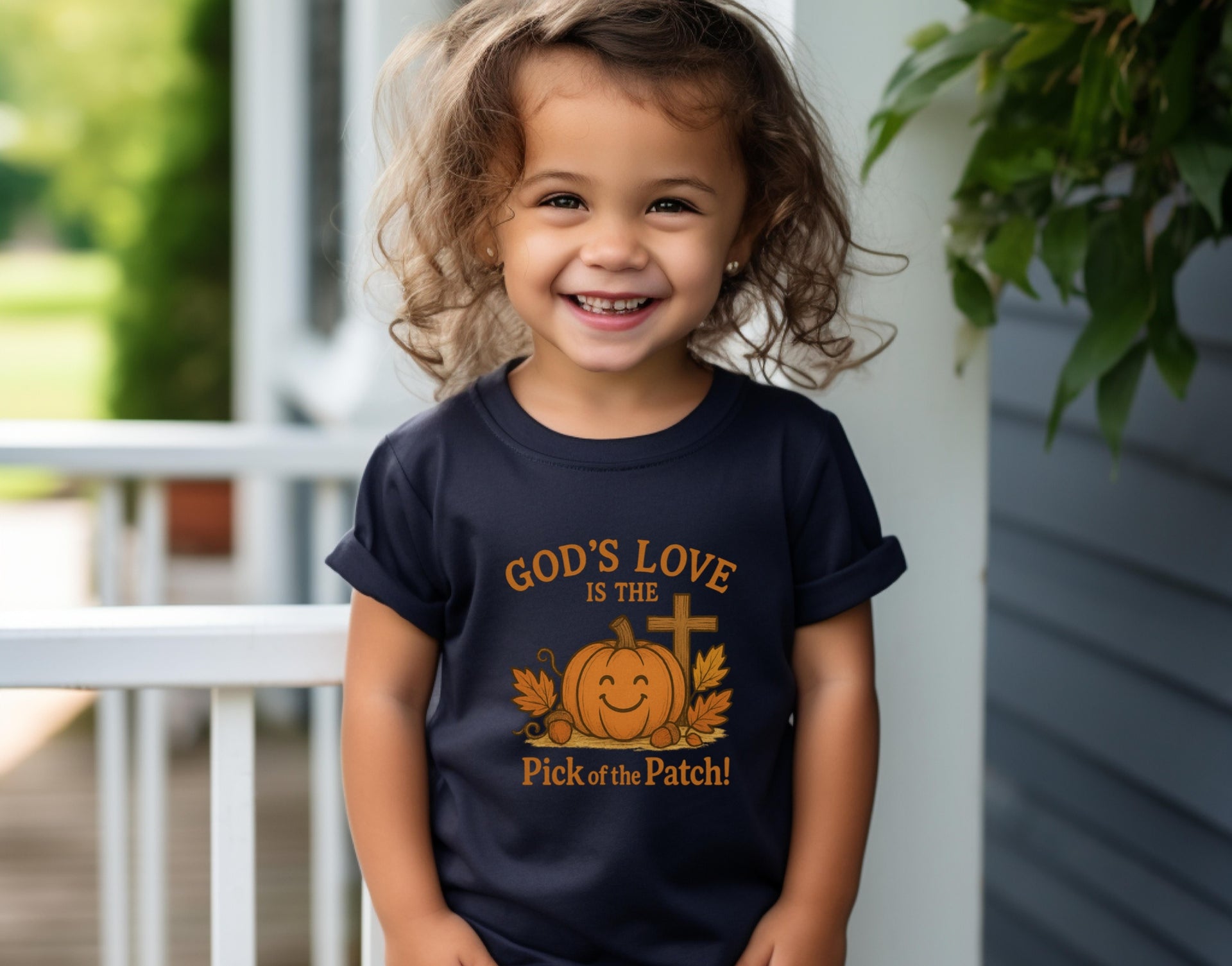 God's Love is the Pick of the Patch! Toddler Pumpkin T-Shirt - My Faith My Father