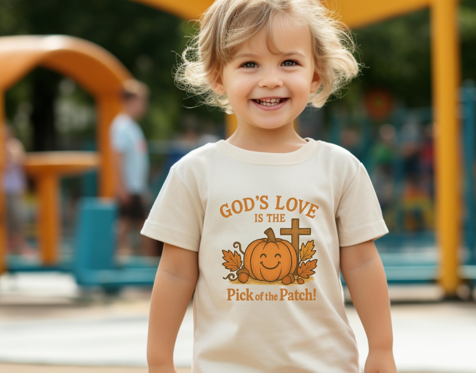 God's Love is the Pick of the Patch! Toddler Pumpkin T-Shirt - My Faith My Father