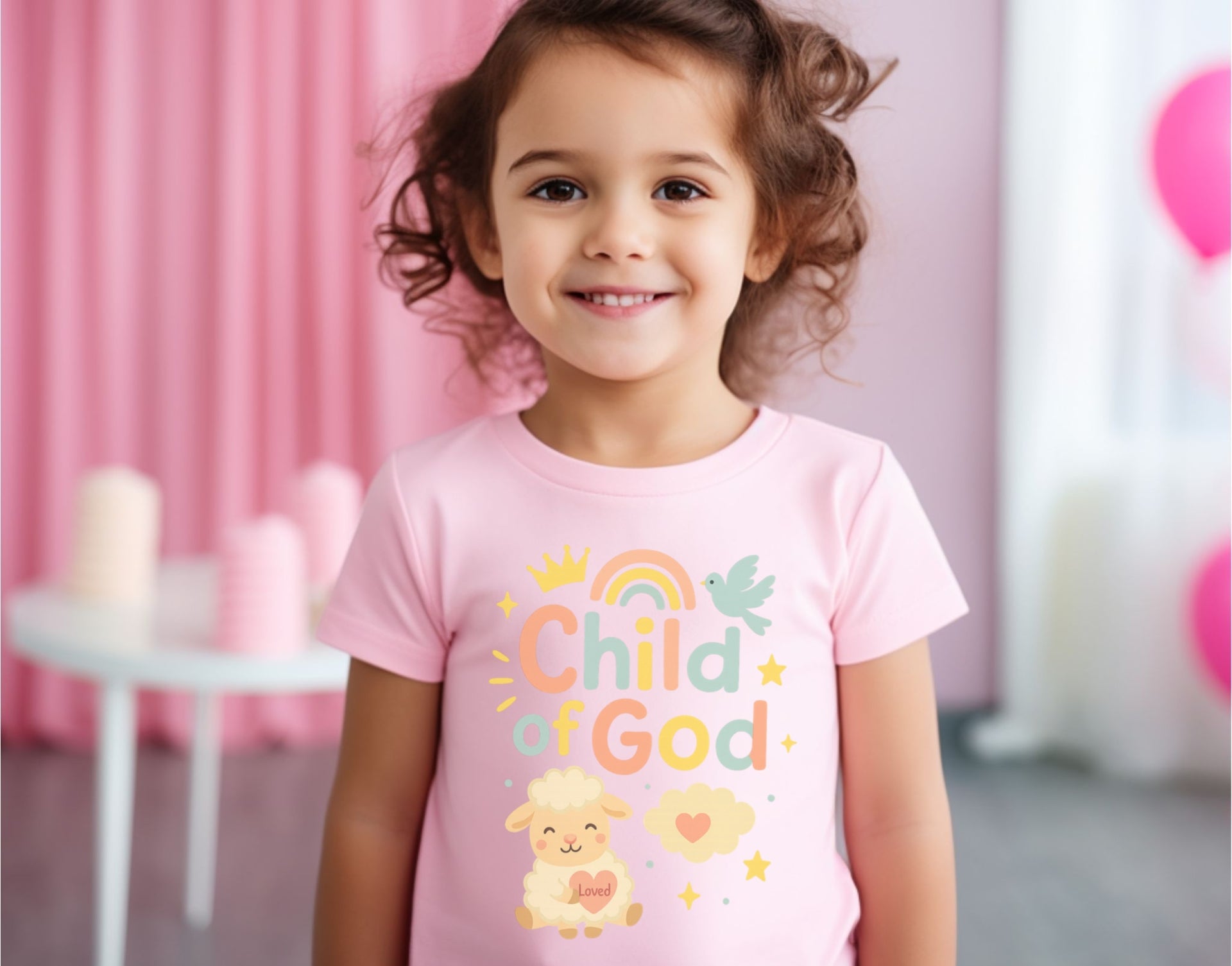 Child of God Toddler Short Sleeve T-Shirt - My Faith My Father
