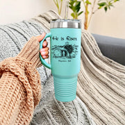 He is Risen 40oz Insulated Travel Mug - My Faith My Father