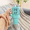 Pray + Cross 40oz Insulated Travel Mug - My Faith My Father