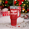 God Is Enough 40oz Insulated Travel Mug - My Faith My Father