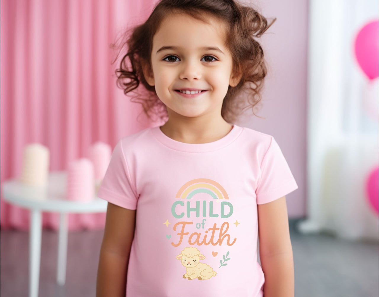 Child of Faith Toddler Short Sleeve T-Shirt - My Faith My Father