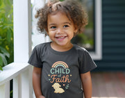 Child of Faith Toddler Short Sleeve T-Shirt - My Faith My Father