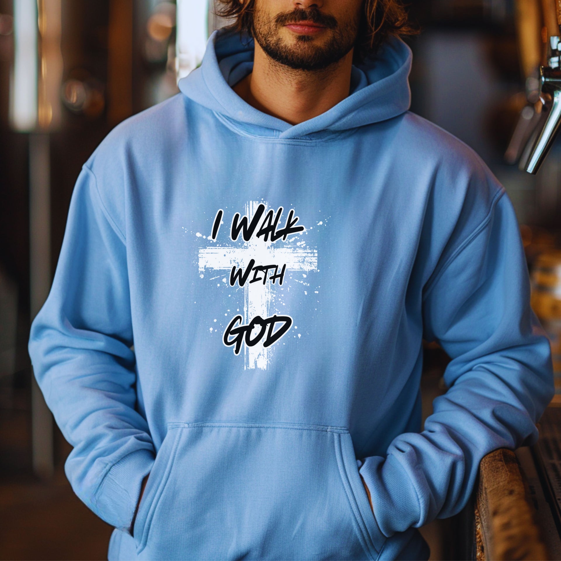 I Walk With God Unisex Hoodie - My Faith My Father