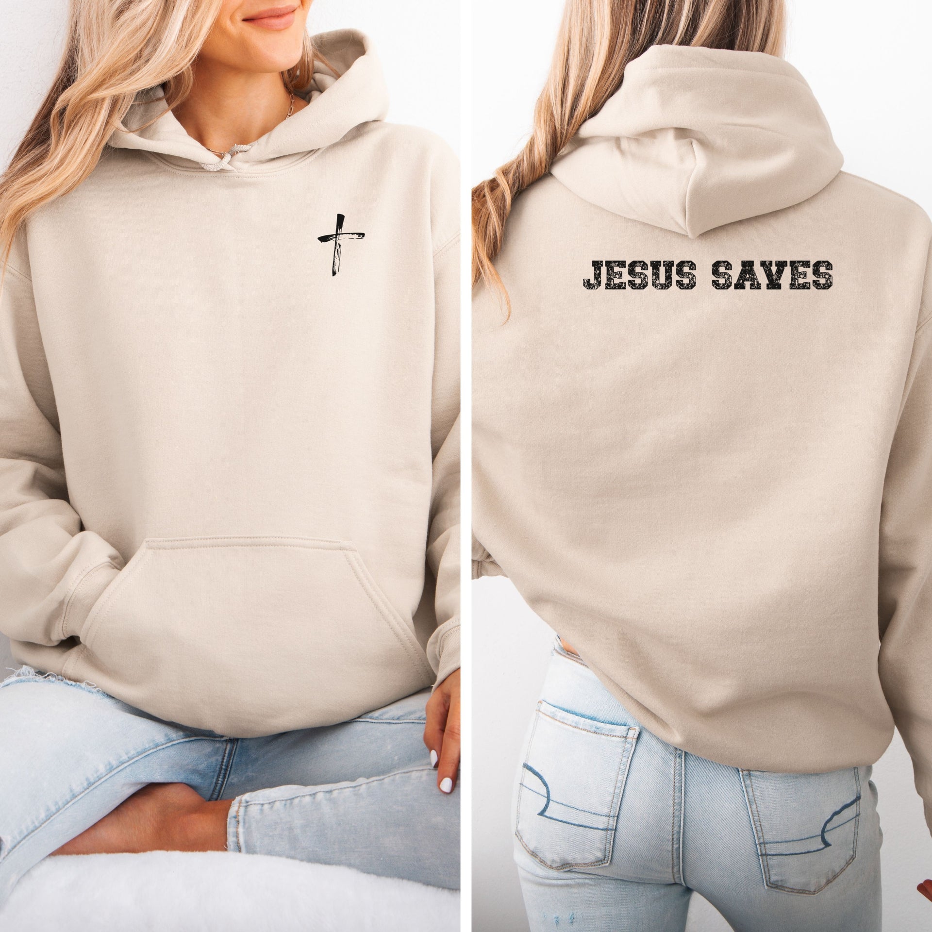 Jesus Saves Unisex Hoodie - My Faith My Father