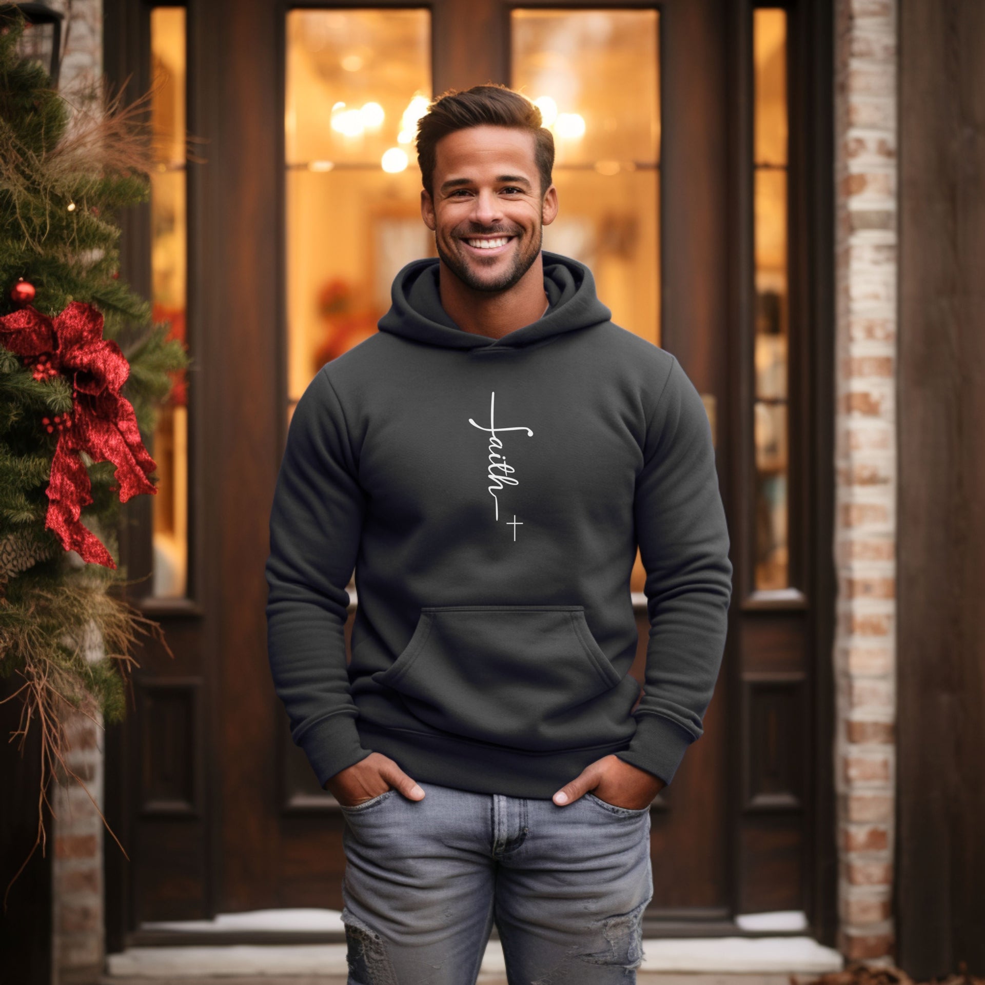 Faith + Cross Unisex Hoodie - My Faith My Father